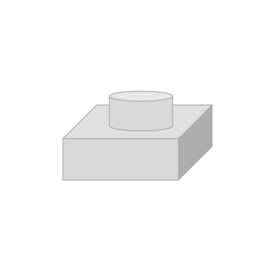 Adaptor/plenum pentru grila aspiratie 595x595 MM