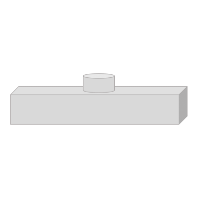 Adaptor/plenum pentru grila tip Slot 2 Fante 800x76 MM