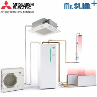 Pompa de Caldura Mitsubishi Electric Mr. SLIM+ cu recuperarea caldurii