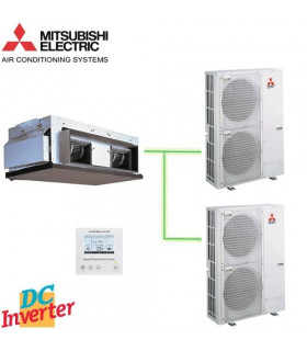 Aer Conditionat DUCT Mitsubishi Electric, PEA-RP500GAQ / 2 x PUHZ-P250YHA3 380V Standard Inverter 190000 BTU/h