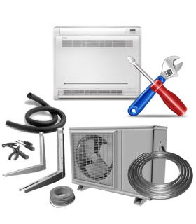 MONTAJ AER CONDITIONAT PARDOSEALA 9000 ... 18000 BTU/H