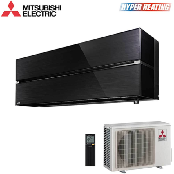 Aer conditionat Mitsubishi Electric LN Hyper Heating 9000 BTU - WiFi, Black