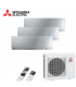 Aer Conditionat MULTISPLIT MITSUBISHI ELECTRIC MXZ-3F68VF / 2x MSZ-EF25VGKS + MSZ-EF35VGKS Triplu Split Inverter