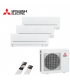 Aer Conditionat MULTISPLIT MITSUBISHI ELECTRIC MXZ-3F68VF / 2x MSZ-AP25VGK + MSZ-AP35VGK Triplu Split Inverter
