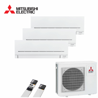 Aer Conditionat MULTISPLIT MITSUBISHI ELECTRIC MXZ-3F68VF / 2x MSZ-AP25VGK + MSZ-AP35VGK Triplu Split Inverter