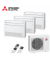 Aer Conditionat MULTISPLIT Pardoseala MITSUBISHI ELECTRIC MXZ-3F68VF / 3x MFZ-KT25VG Triplu Split Inverter