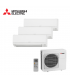 Aer Conditionat MULTISPLIT MITSUBISHI ELECTRIC MXZ-3HA50VF / 2x MSZ-DW25VF + MSZ-DW35VF Triplu Split R32 Inverter