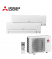 Aer Conditionat MULTISPLIT MITSUBISHI ELECTRIC MXZ-2HA50VF / MSZ-HR25VF + MSZ-HR35VF Dublu Split R32 Inverter