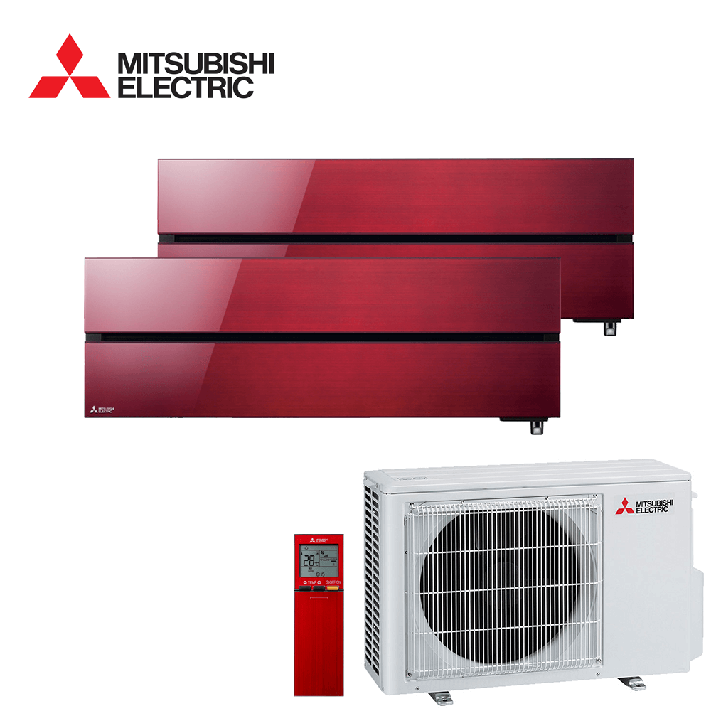 Aer conditionat multisplit Mitsubishi Electric 18000 BTU - 2 unitati MSZ-LN, 9+9 BTU, Red