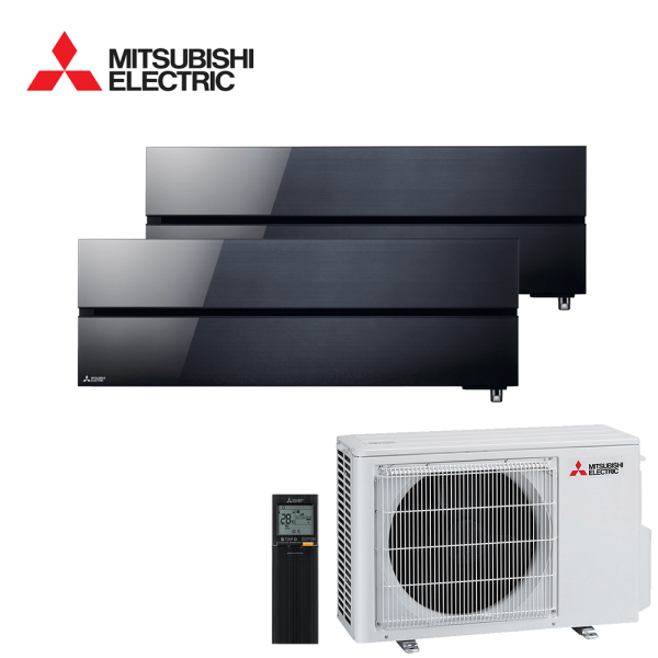 Aer conditionat multisplit Mitsubishi Electric 18000 BTU - 2 unitati MSZ-LN, 9+12 BTU, Black