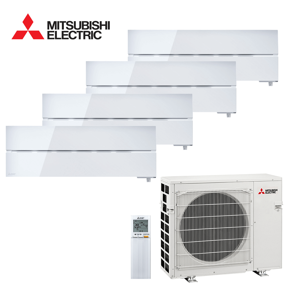Aer conditionat multisplit Mitsubishi Electric 27000 BTU - 4 unitati MSZ-LN, 9+9+9+12 BTU, Pearl White