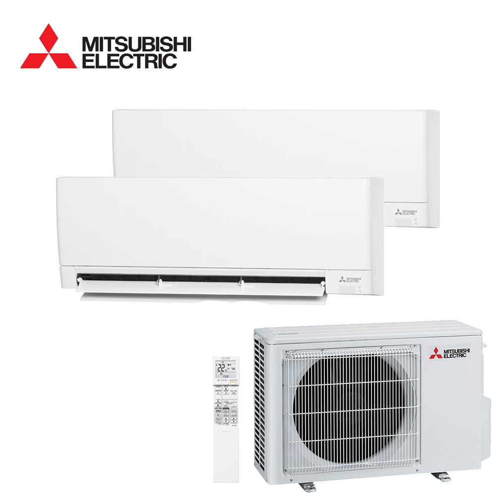 Aer conditionat multisplit Mitsubishi Electric 18000 BTU - 2 unitati MSZ-AY, 9+9 BTU