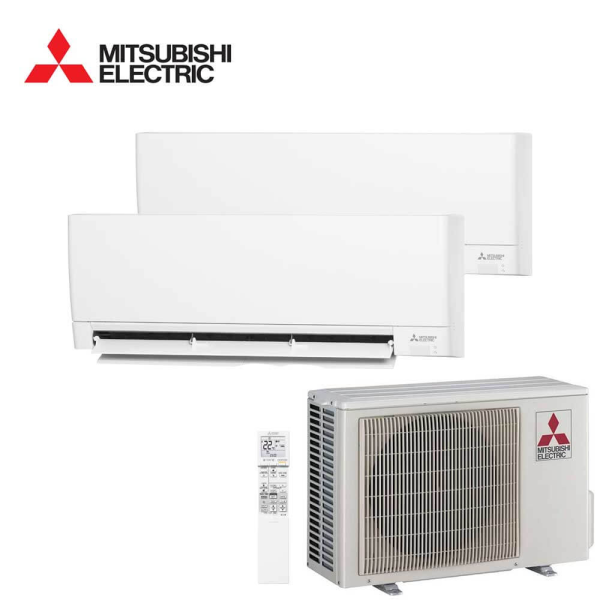 Aer conditionat multisplit Mitsubishi Electric Hyper Heating 18000 BTU - 2 unitati MSZ-AY, 9+9 BTU