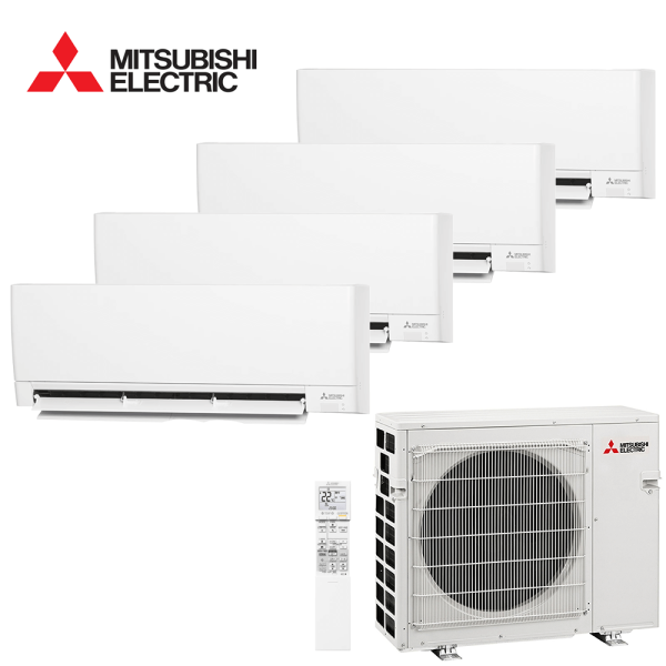 Aer conditionat multisplit Mitsubishi Electric 27000 BTU - 4 unitati MSZ-AY, 9+9+9+12 BTU