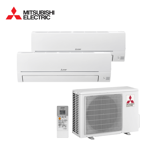 Aer conditionat multisplit Mitsubishi Electric 18000 BTU - 2 unitati MSZ-HR, 12+12 BTU, WiFi