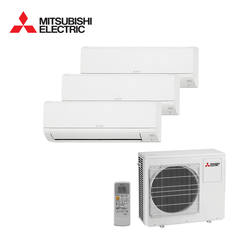 Aer conditionat multisplit Mitsubishi Electric 18000 BTU - 3 unitati MSZ-DW, 9+9+12 BTU