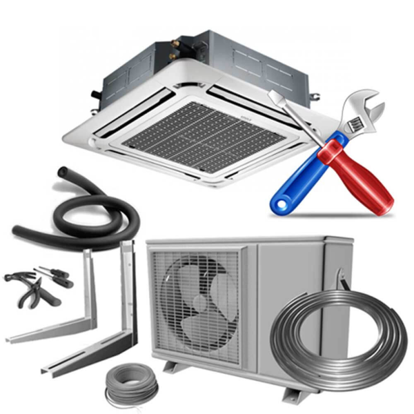 Montaj aer conditionat Caseta 4 directii - 24000 BTU