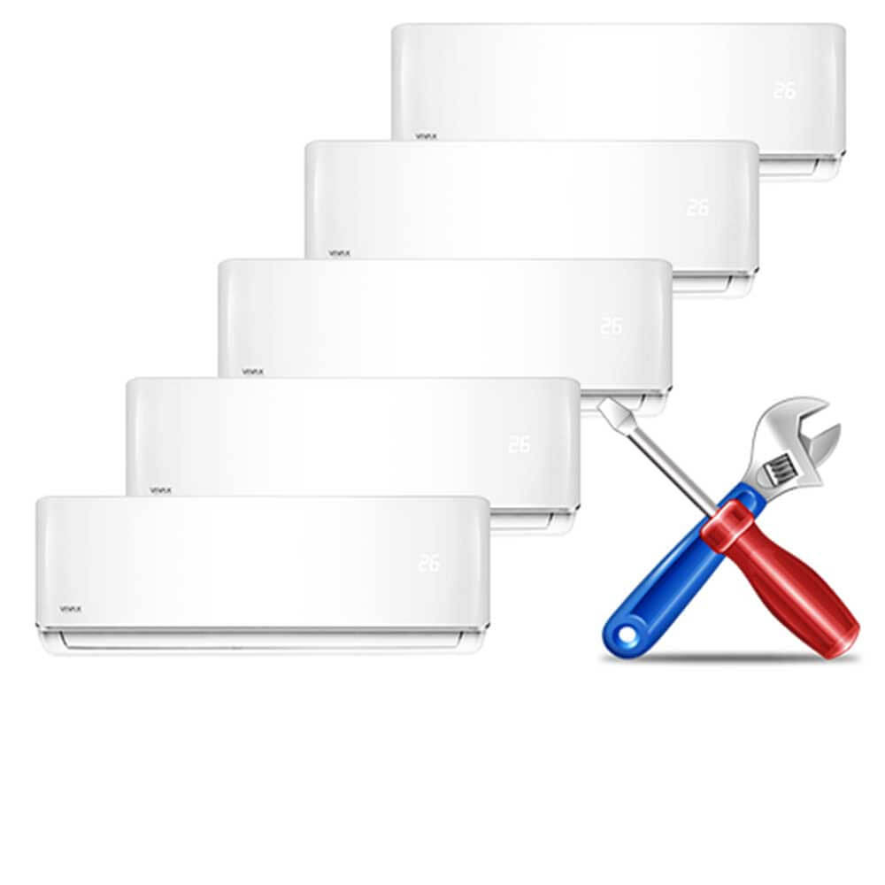 Montaj Aer Conditionat Multisplit - 5 unitati interioare