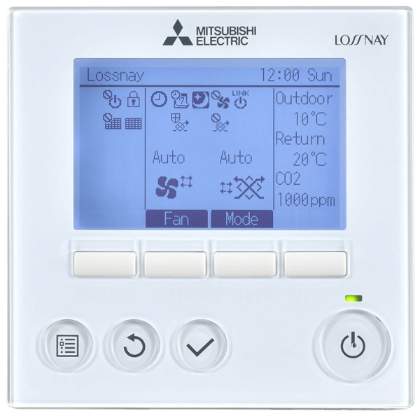 Telecomanda Mitsubishi Electric PZ-62DR-EB, de perete