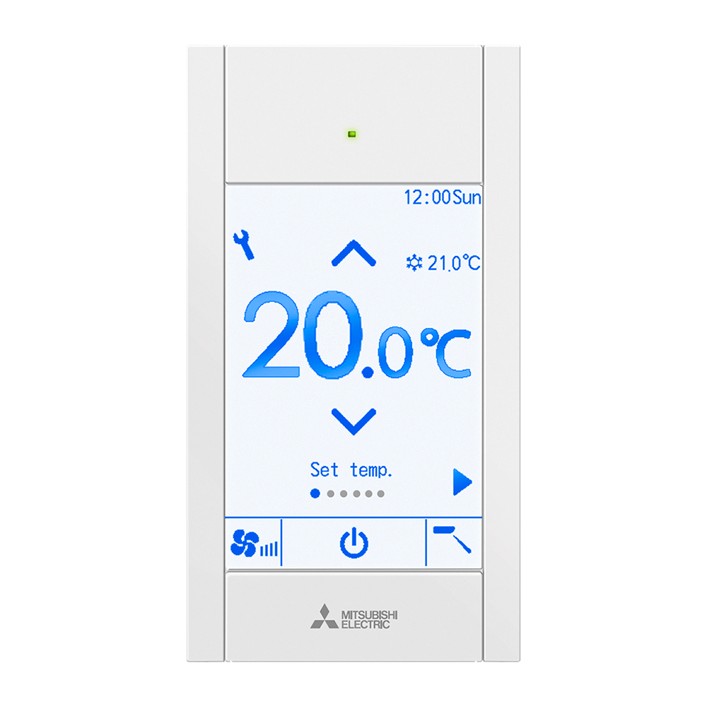 Telecomanda Mitsubishi Electric PAR-CT01MAA-SB, de perete