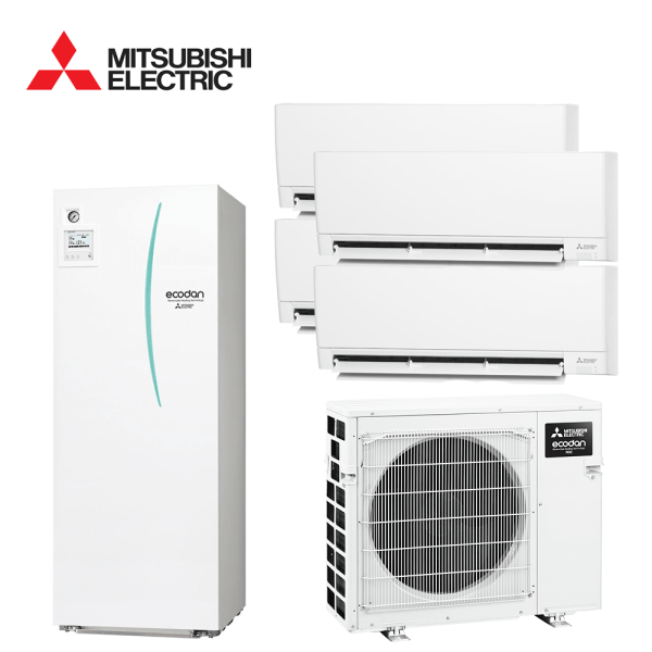 Pompa de Caldura Hybrid Mitsubishi Electric 8.5 kW - Boiler ACM, Hydrotank