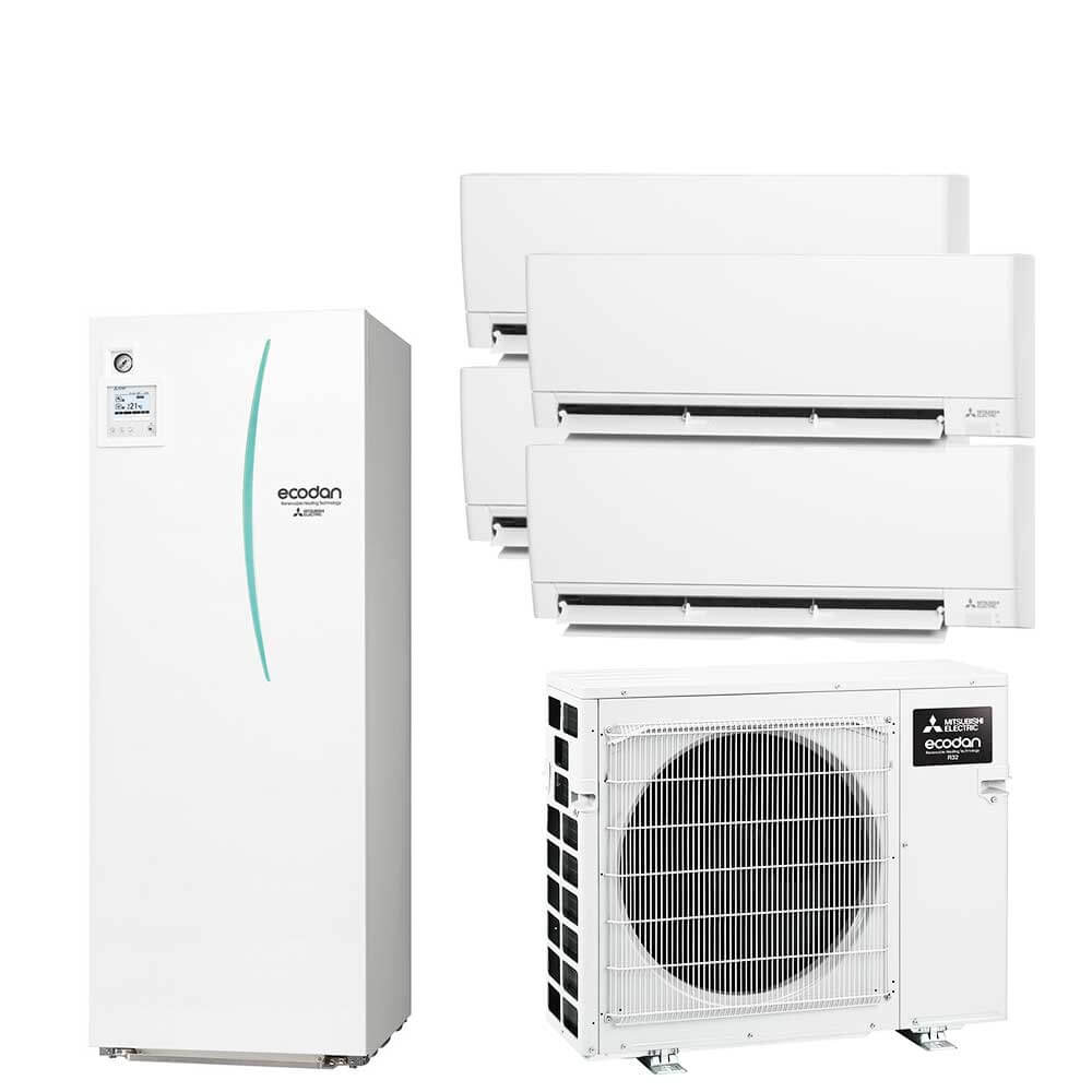 Pompa de Caldura Hybrid Mitsubishi Electric 8.5 kW - Boiler ACM, Hydrotank